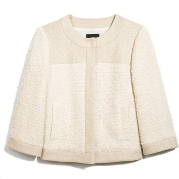 Judith & Charles Ivory Tweed Jacket 2 - Picture 1 of 5